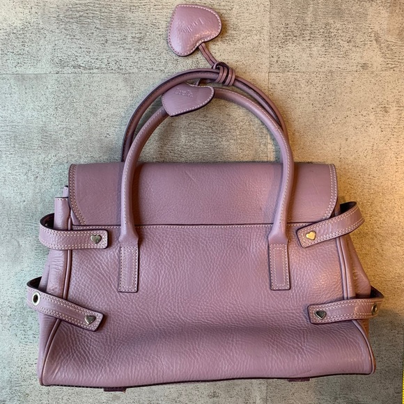 Luella Purple Leather Satchel - Picture 3 of 16